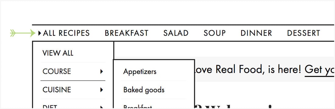 How to Browse Recipes