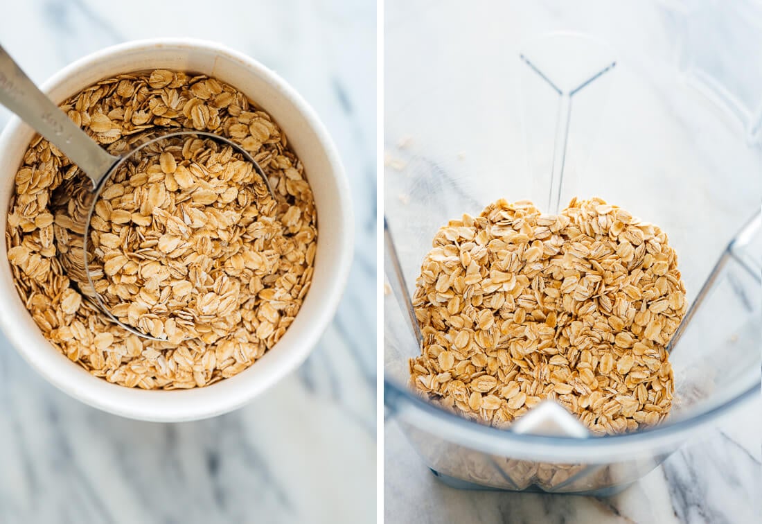 old-fashioned oats for oat flour