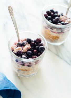 Learn how to make your own favorite overnight oats with this comprehensive guide! cookieandkate.com