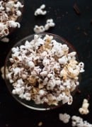 Stovetop Popcorn with Chili Powder and Dark Chocolate