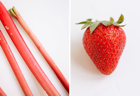 Rhubarb and strawberry